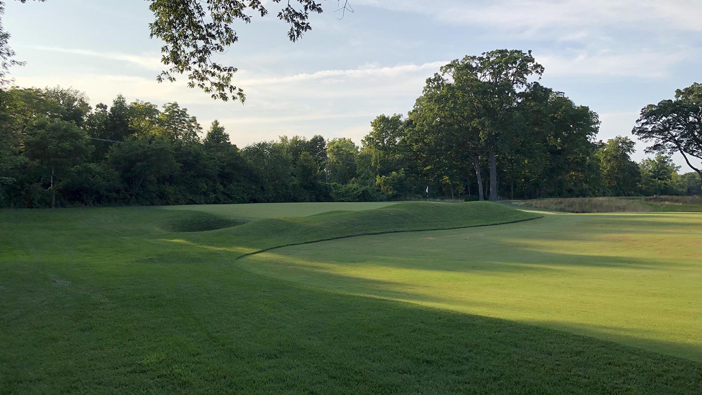 3rd green at Shoreacres